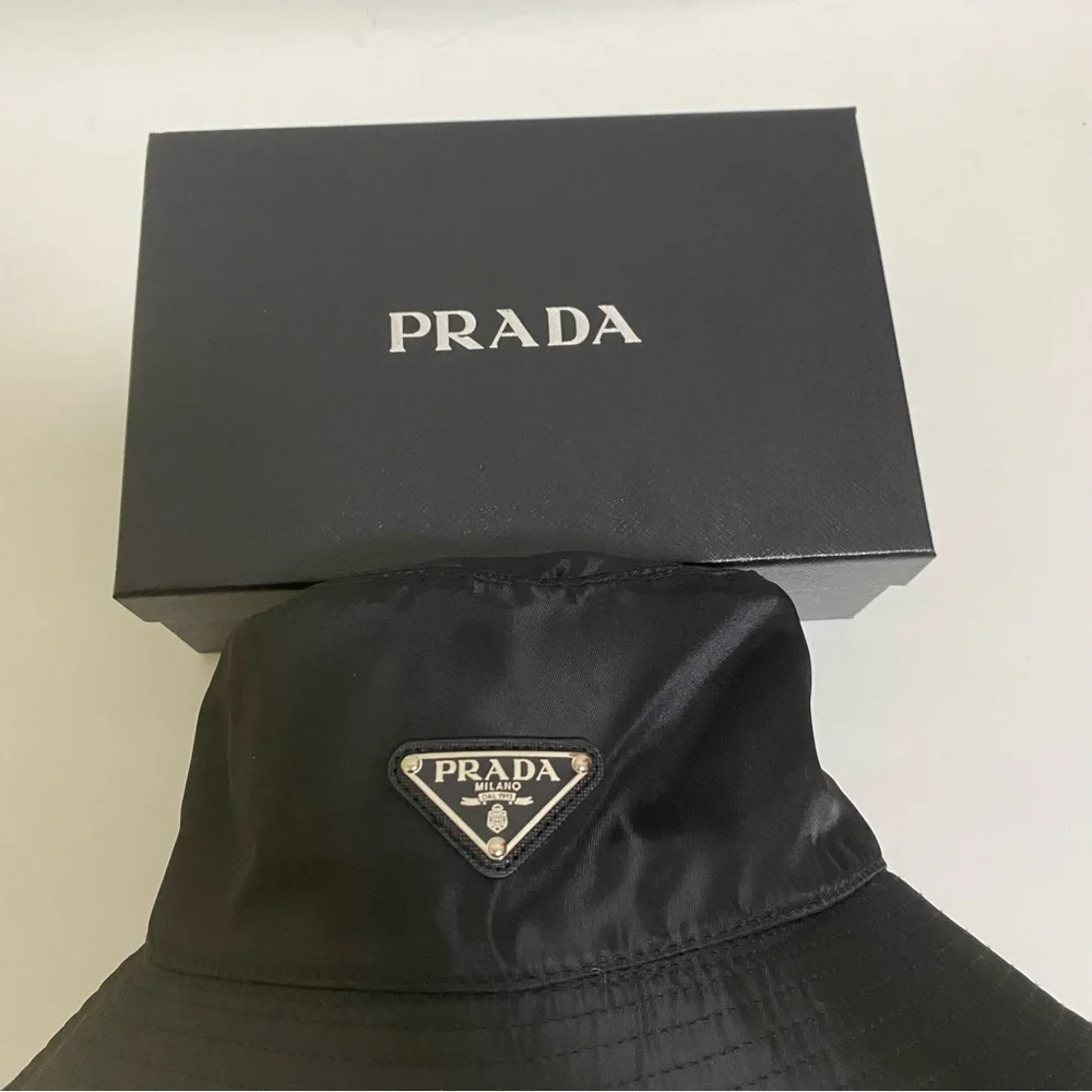 Prada Black Bucket Hat - Picture 7 of 7